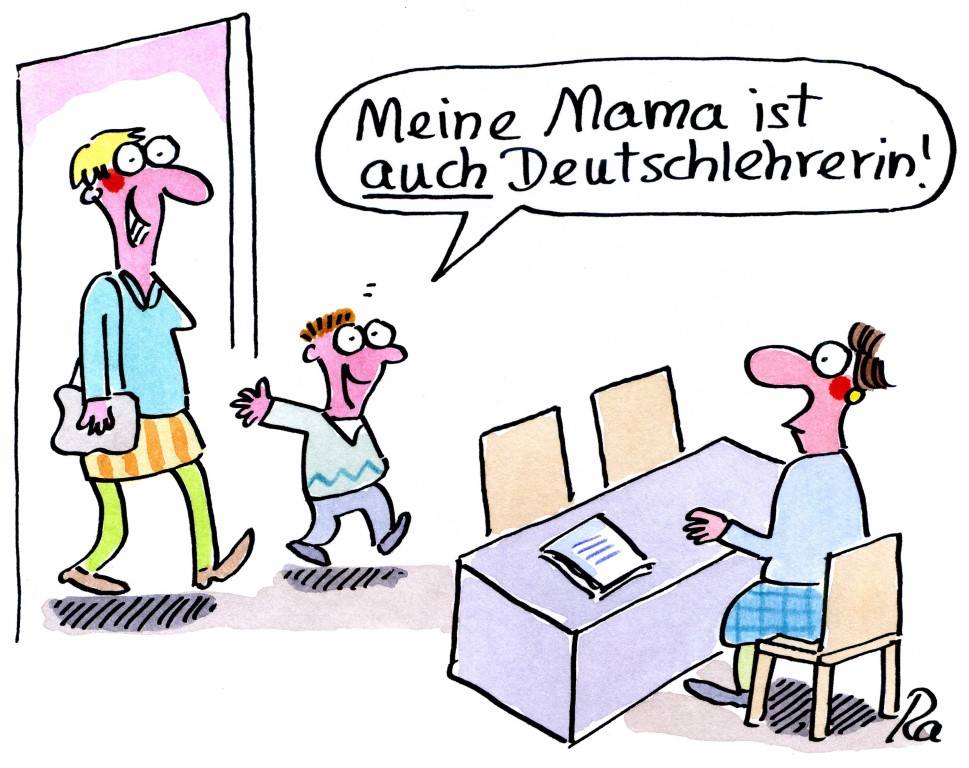 Nur mal so zwischendurch zur Vorfreude auf den ersten Elternsprechtag